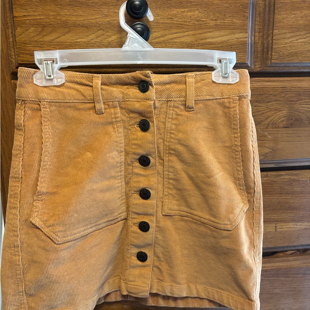 Wild Fable Corduroy Skirt in Light Brown